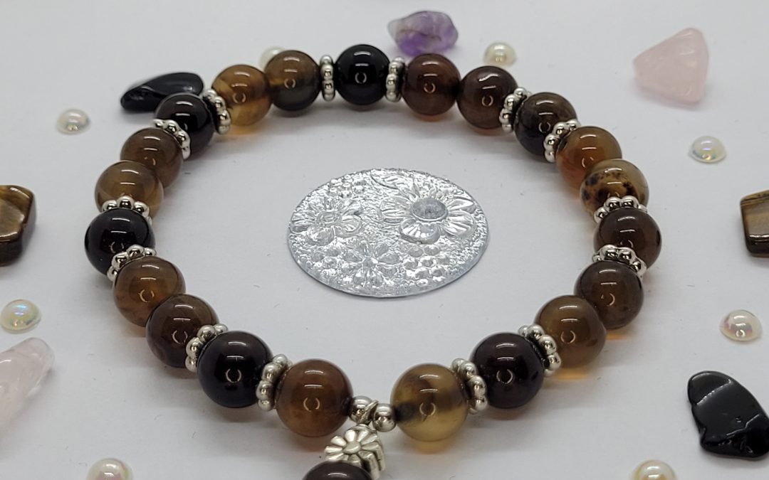 BRACELET PIERRE AGATE CAFE