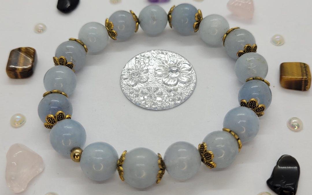 ANGELITE BRACELET PIERRE