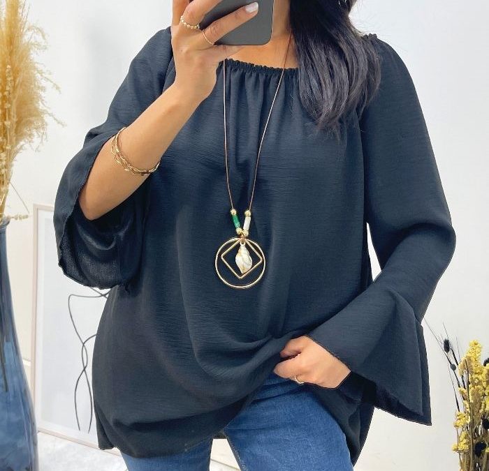 TUNIQUE OVERSIZE + COLLIER OFFERT